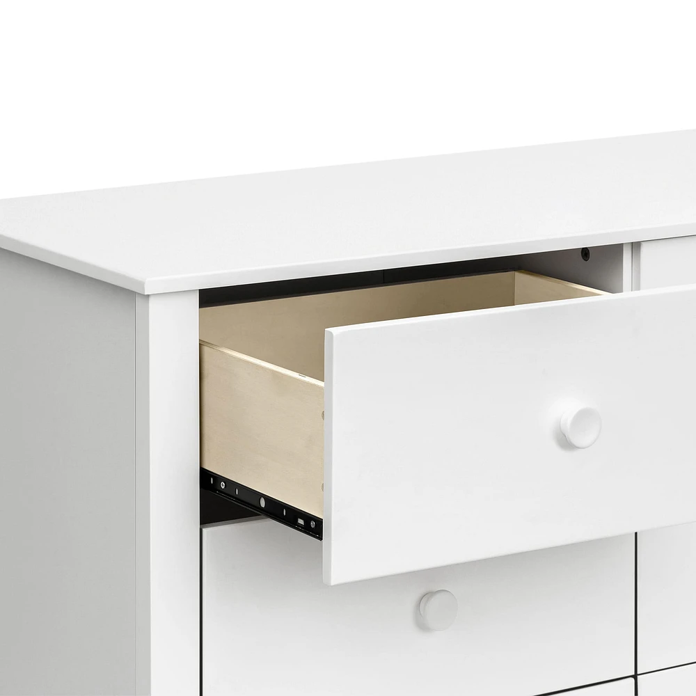 Sprout 6-Drawer Double Dresser - White