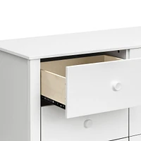 Sprout 6-Drawer Double Dresser - White