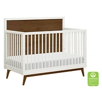 Couchette Convertible 4 en 1 Palma - Blanc Chaud / Noyer