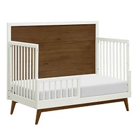 Couchette Convertible 4 en 1 Palma - Blanc Chaud / Noyer