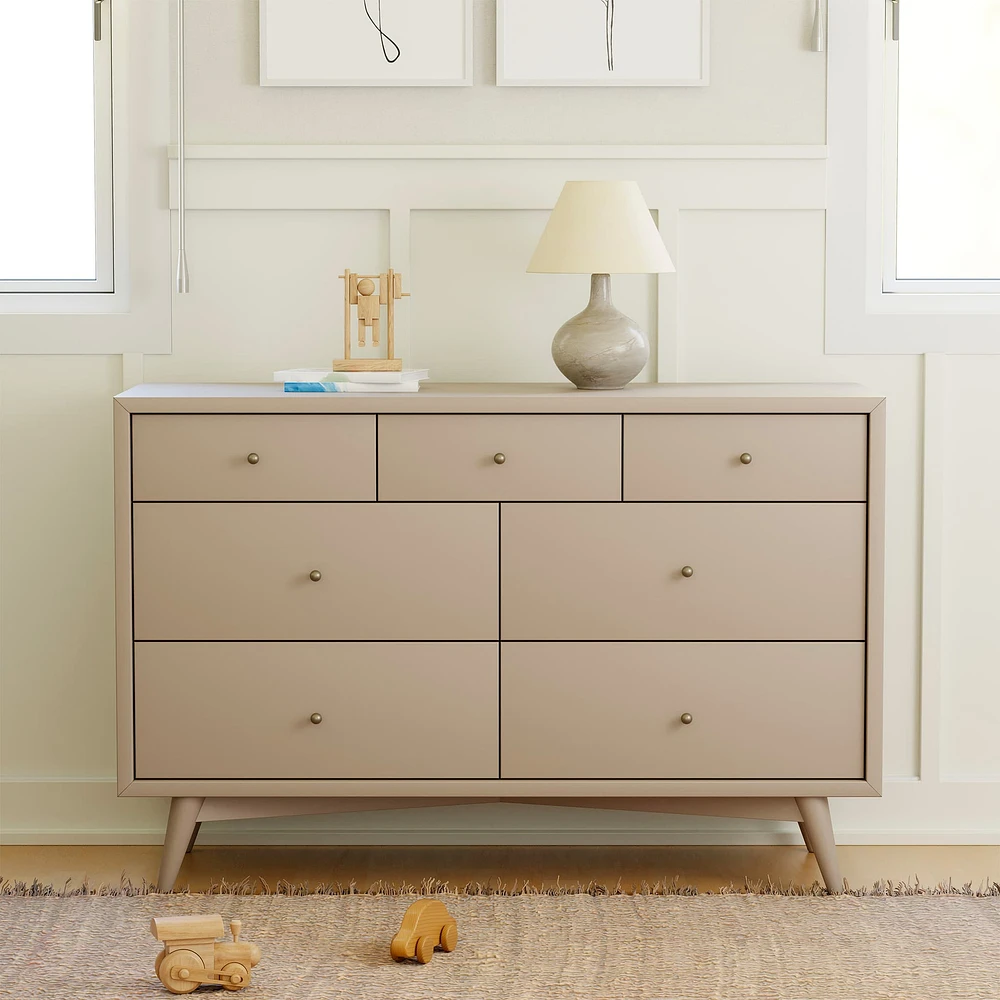 Palma 7-Drawer Double Dresser -Taupe