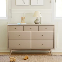 Palma 7-Drawer Double Dresser -Taupe