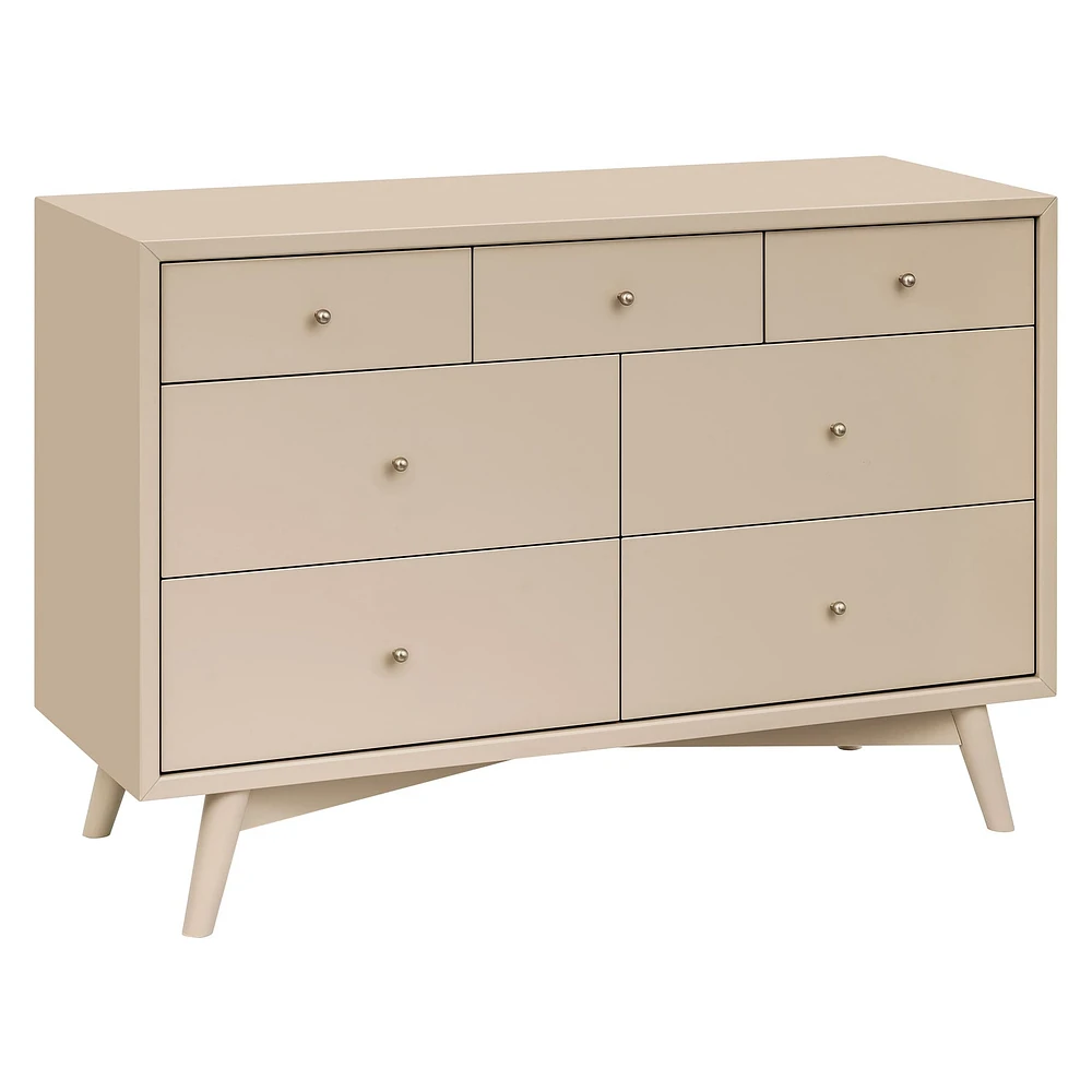 Palma 7-Drawer Double Dresser -Taupe