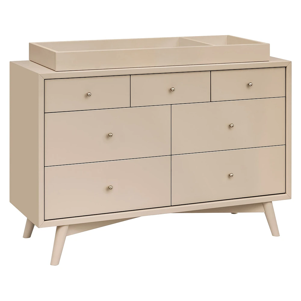 Palma 7-Drawer Double Dresser -Taupe