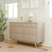 Palma 7-Drawer Double Dresser -Taupe