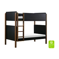 TipToe Bunk Bed - Black / Walnut