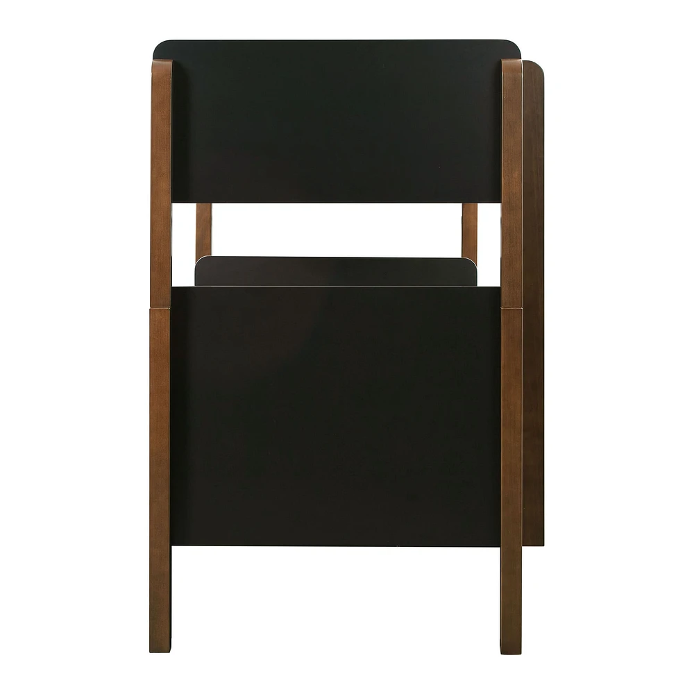 TipToe Bunk Bed - Black / Walnut