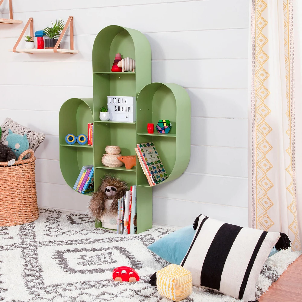 Cactus Bookcase - Sage Green