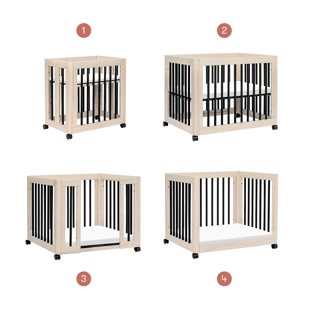Yuzu 8-in-1 Convertible Crib