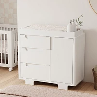 Yuzu 3-Drawer Changer Dresser - White