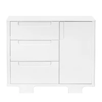 Yuzu 3-Drawer Changer Dresser - White