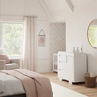 Yuzu 3-Drawer Changer Dresser - White