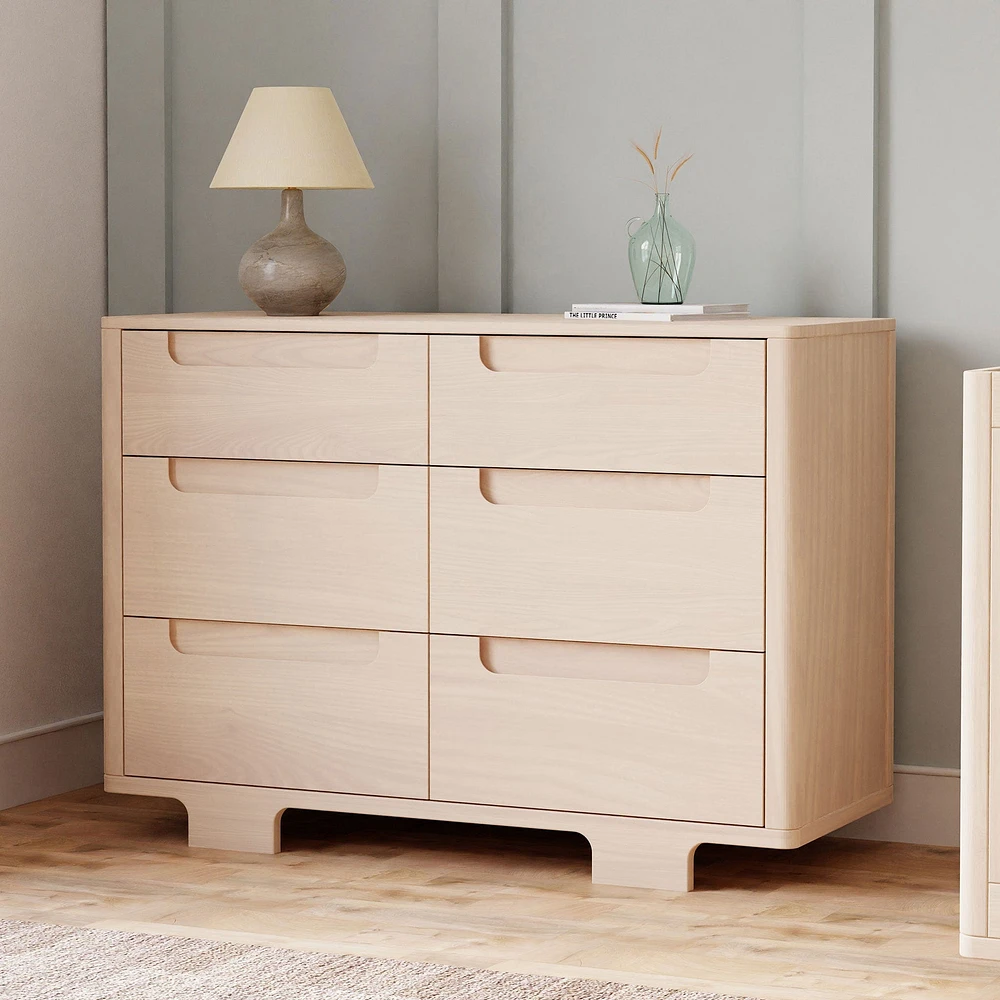 Commode 6 Tiroirs Yuzu - Naturel lavé