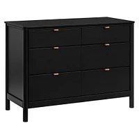 Bondi 6-Drawer Assembled Dresser - Black