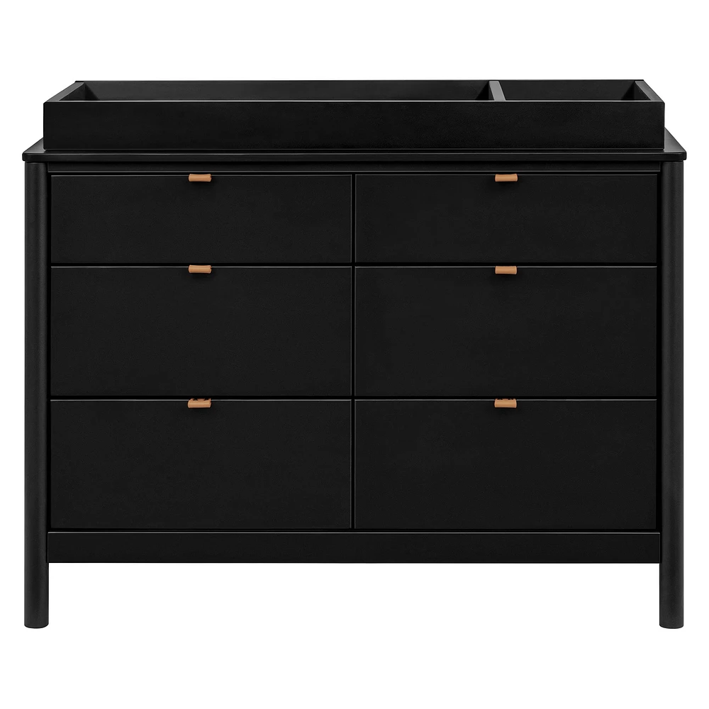 Bondi 6-Drawer Assembled Dresser - Black