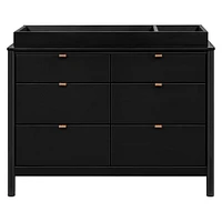 Bondi 6-Drawer Assembled Dresser - Black