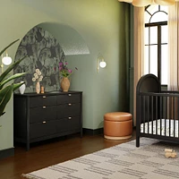Bondi 6-Drawer Assembled Dresser - Black