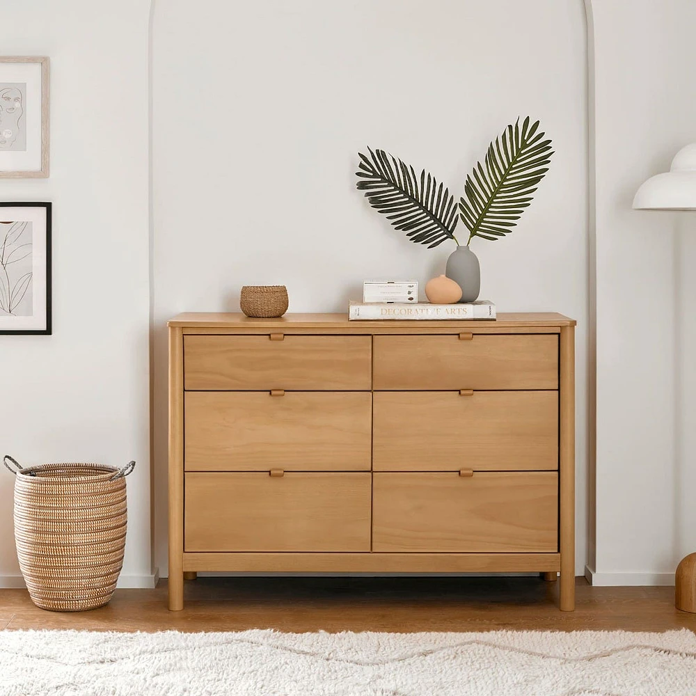 Commode 6 Tiroirs Bondi - Miel