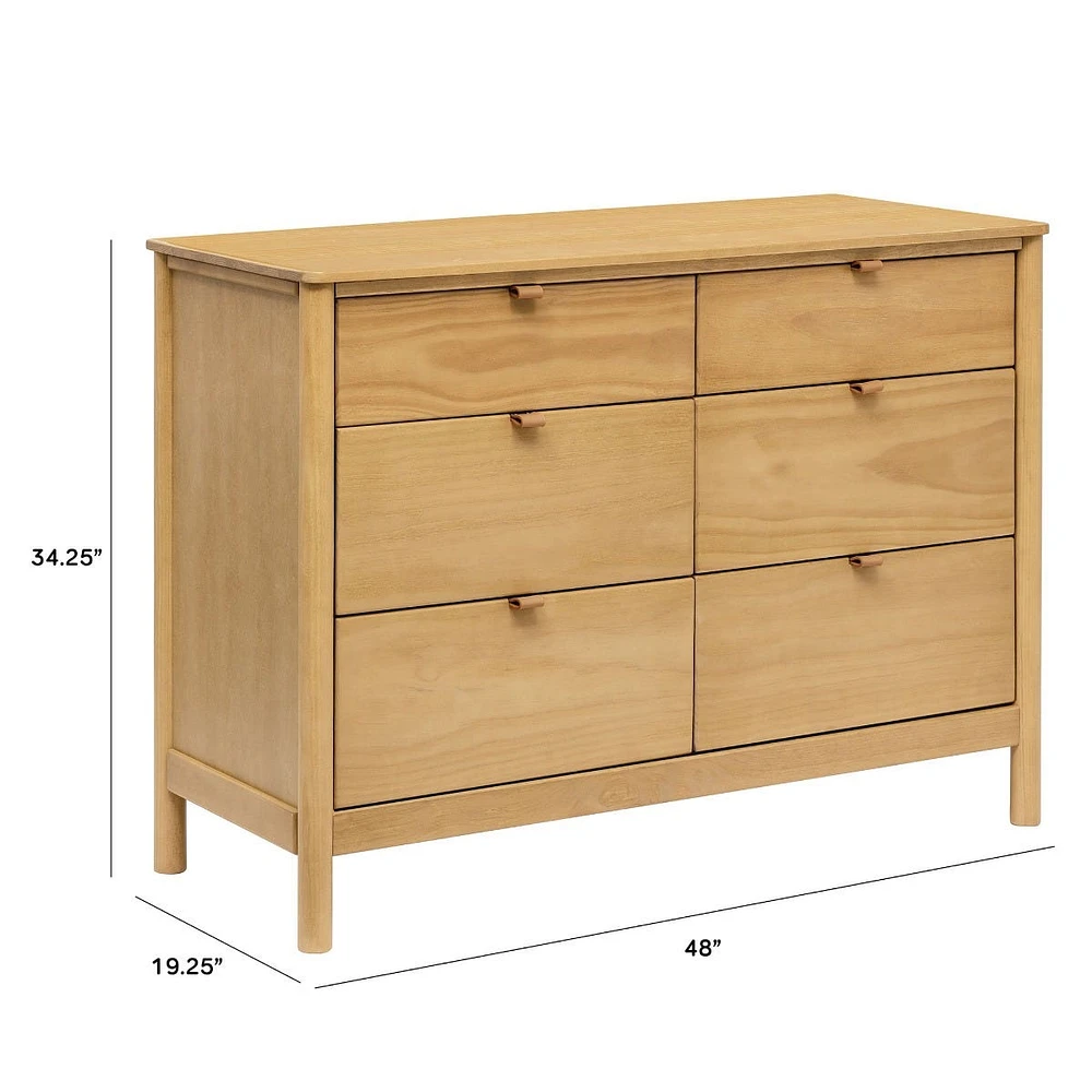 Commode 6 Tiroirs Bondi - Miel