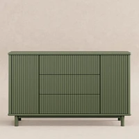 Pogo Tambour Assembled Dresser - Olive
