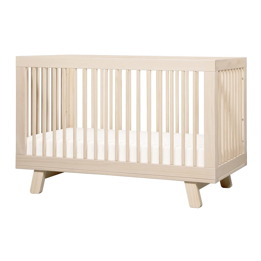 Hudson 3-in-1 Convertible Crib - Washed Natural