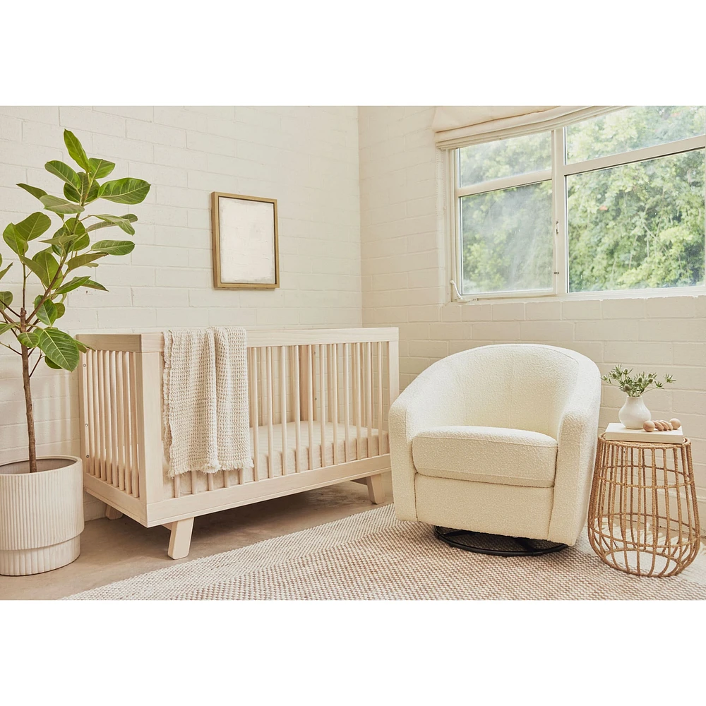 Hudson 3-in-1 Convertible Crib - Washed Natural