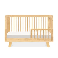 Hudson 3-in-1 Convertible Crib with Toddler Bed Conversion Kit - Natural Finish
