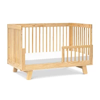 Hudson 3-in-1 Convertible Crib with Toddler Bed Conversion Kit - Natural Finish