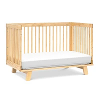 Hudson 3-in-1 Convertible Crib with Toddler Bed Conversion Kit - Natural Finish