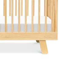 Hudson 3-in-1 Convertible Crib with Toddler Bed Conversion Kit - Natural Finish