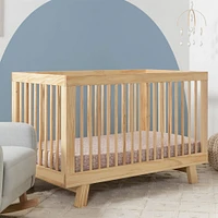 Hudson 3-in-1 Convertible Crib with Toddler Bed Conversion Kit - Natural Finish