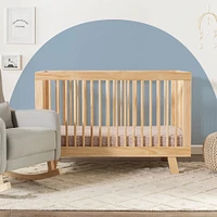 Hudson 3-in-1 Convertible Crib with Toddler Bed Conversion Kit - Natural Finish