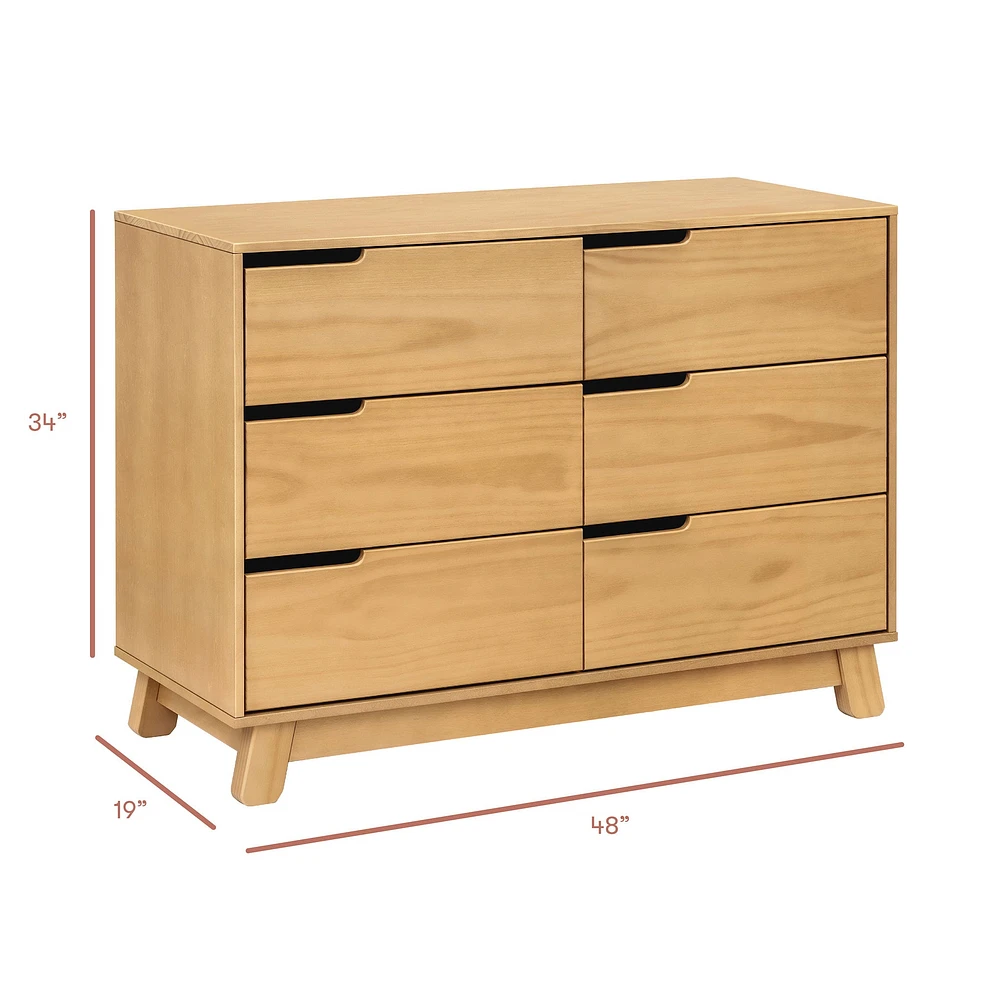Commode 6 Tiroirs Hudson -Miel