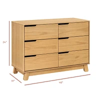 Commode 6 Tiroirs Hudson -Miel