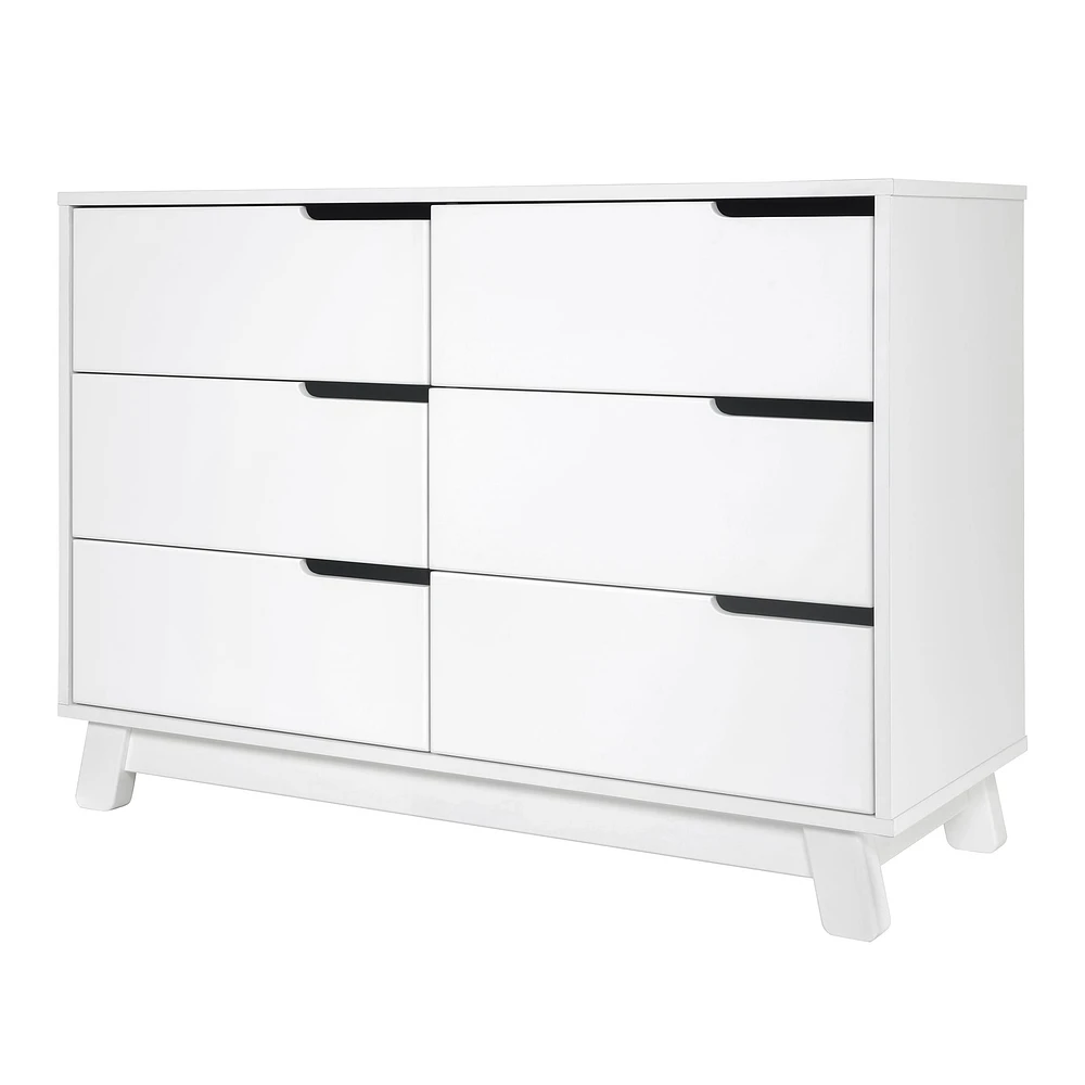 Commode 6 Tiroirs Hudson - Blanc