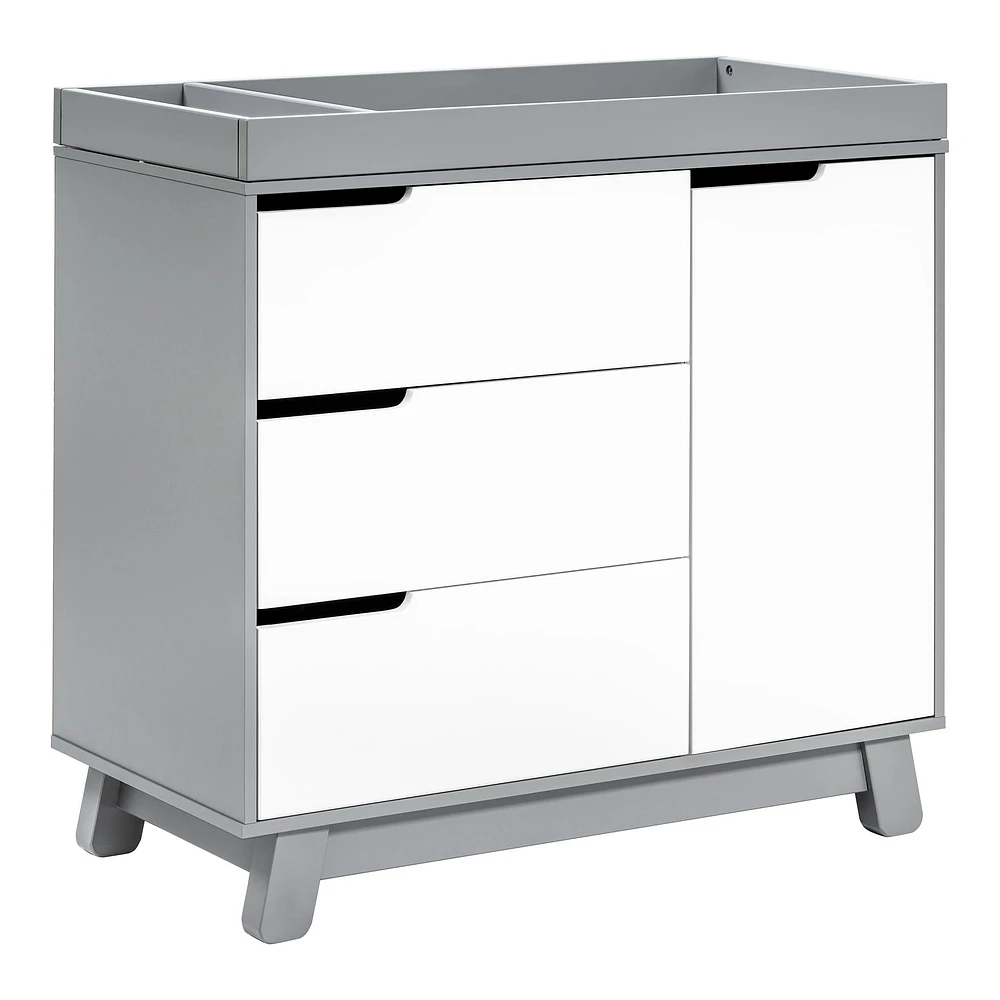 Hudson 3-Drawer Changer Dresser with Removable Changing Tray