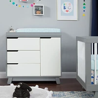 Hudson 3-Drawer Changer Dresser with Removable Changing Tray