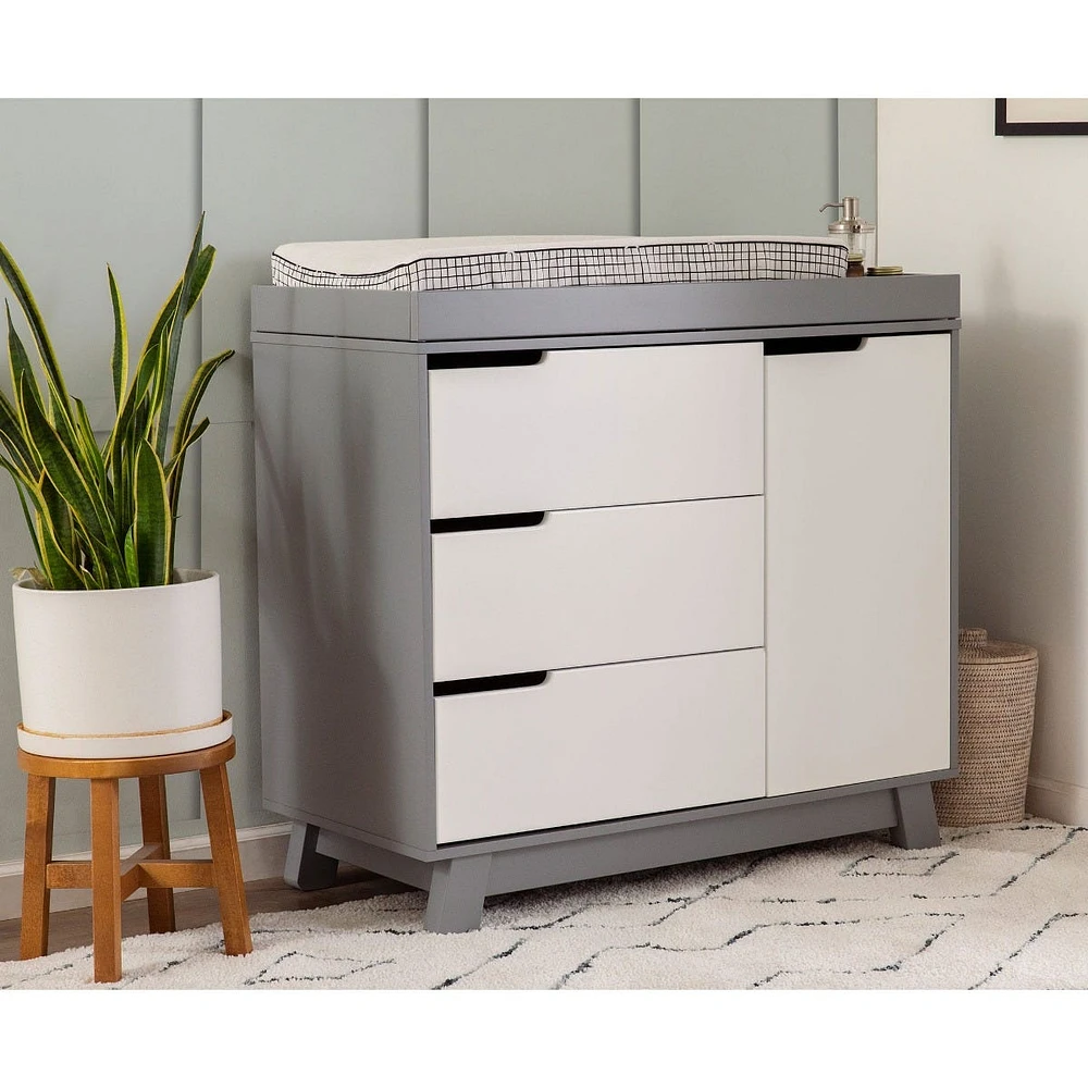 Hudson 3-Drawer Changer Dresser with Removable Changing Tray