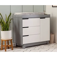 Hudson 3-Drawer Changer Dresser with Removable Changing Tray