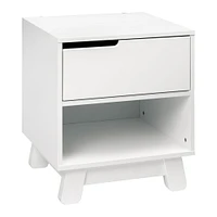 Hudson Nightstand with USB Port - White