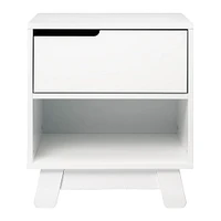 Hudson Nightstand with USB Port - White