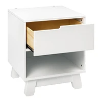 Hudson Nightstand with USB Port - White
