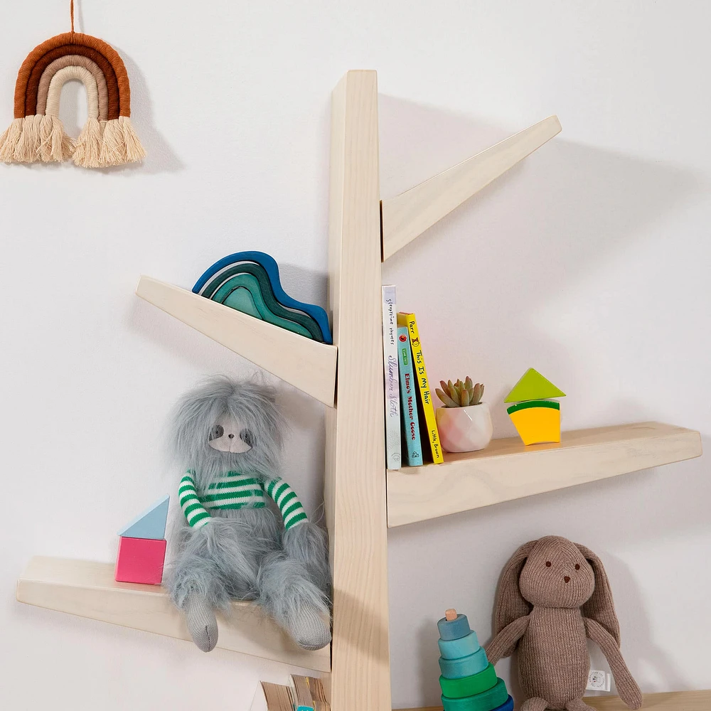 Spruce Tree Bookcase - Washed Natural Finish