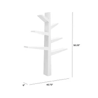 Spruce Tree Bookcase - White Finish