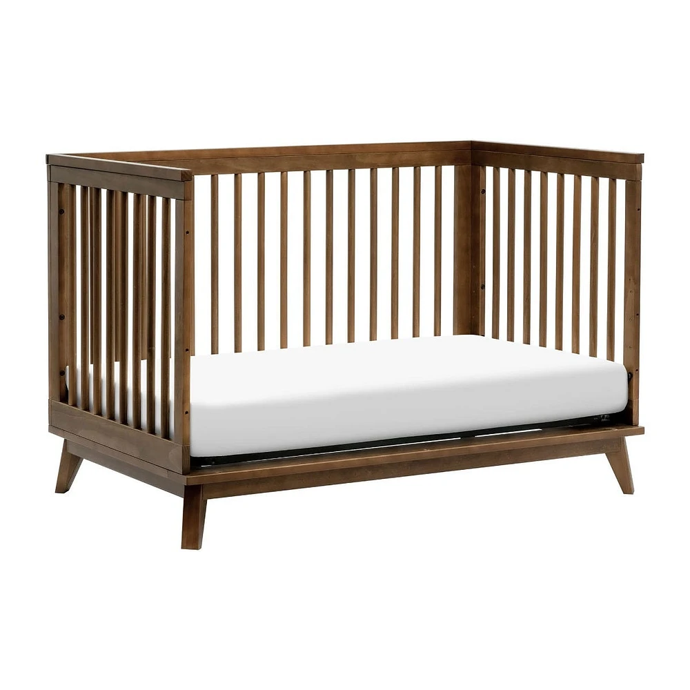 Scoot 3-in-1 Convertible Crib - Walnut