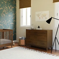 Commode 6 tiroirs Scoot - Noyer