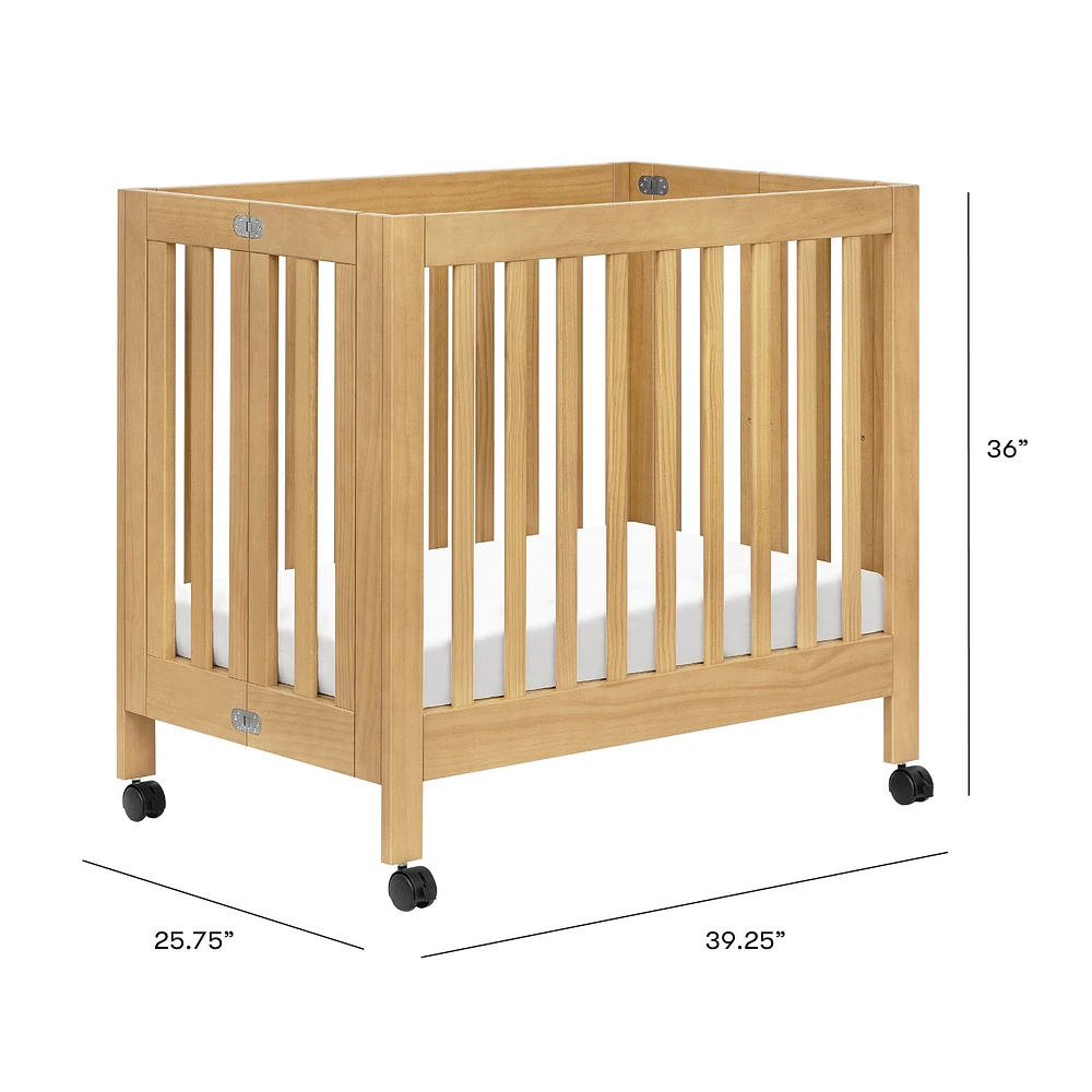 Origami Mini Crib - Honey