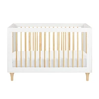 Couchette Convertible 3 en 1 Lolly - Blanc / Naturel