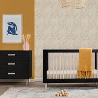 Commode Double 6 Tiroirs Lolly - Noir / Naturel Lavé