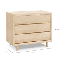 Nifty 3-Drawer Dresser - Natural Birch
